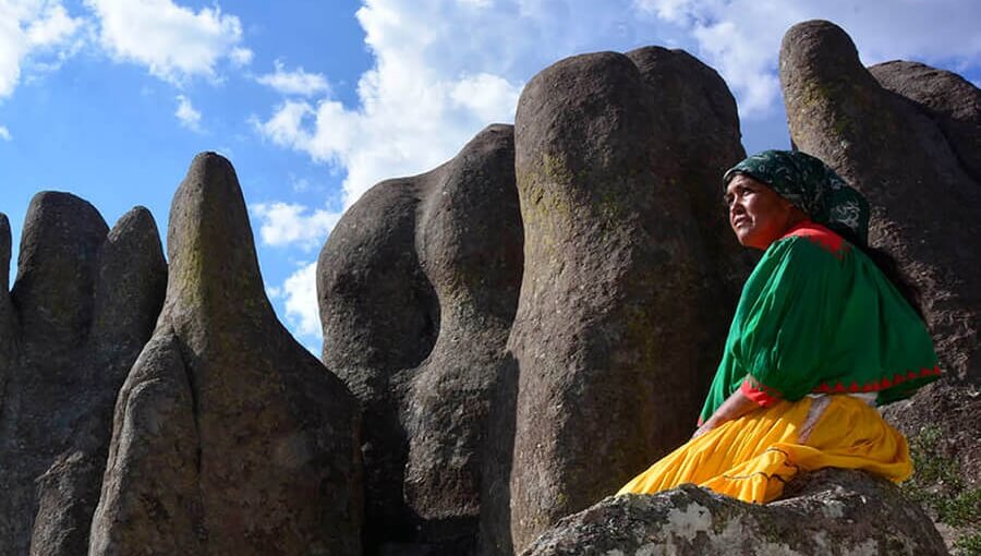 Rarámuris, comunidad indígena de La Sierra Tarahumara.